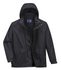 Parka respirante 3 en 1 argo de travail Noir Portwest