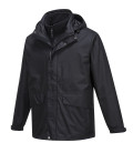 Parka respirante 3 en 1 argo de travail Noir Portwest