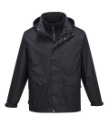 Parka respirante 3 en 1 argo de travail Noir Portwest