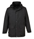 Parka oban doublée polaire de travail Noir Portwest