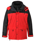 Veste respirante orkney 3 en 1 de travail Rouge Portwest