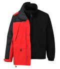 Veste respirante orkney 3 en 1 de travail Rouge Portwest