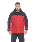 Veste respirante orkney 3 en 1 de travail Rouge Portwest