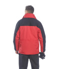 Veste respirante orkney 3 en 1 de travail Rouge Portwest
