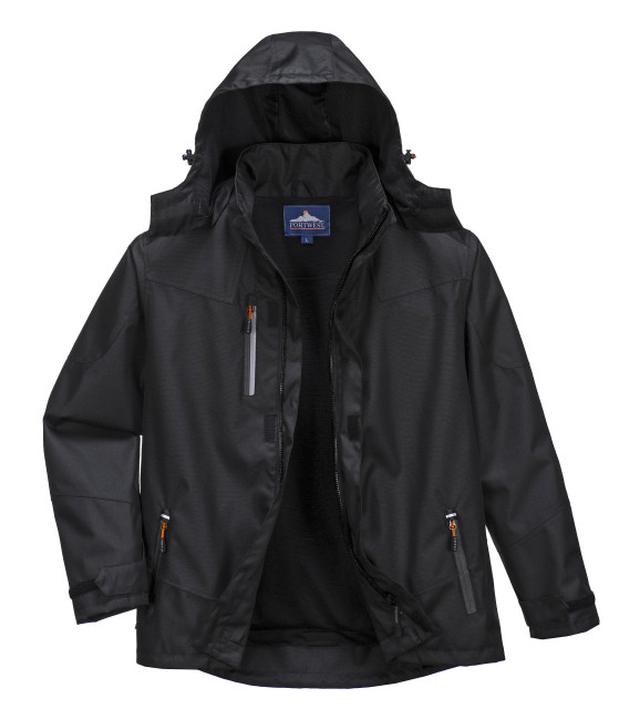Veste coach extérieure de travail Noir Portwest