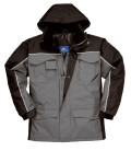 Parka rs bicolore de travail Noir/Gris Portwest