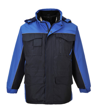 Parka rs bicolore de travail Bleu/Royal Portwest