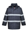 Parka pluie multirisques bizflame de travail Bleu Portwest