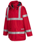 Veste de pluie fr anti-statique bizflame de travail Rouge Portwest