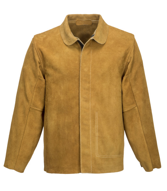 Veste de soudeur en cuir de travail Bronze Portwest