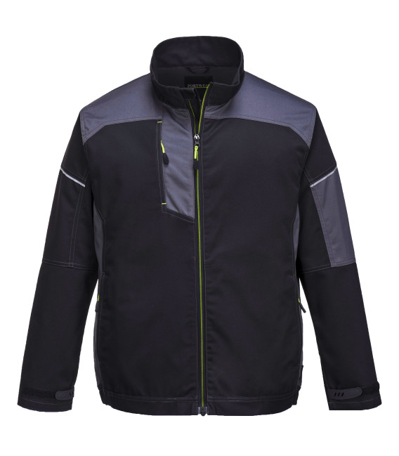 Veste de travail pw3 de travail Noir/ Zoom Gris Portwest