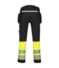Pantalon holster dx4 hi-vis classe 1 de travail Jaune/Noir Portwest