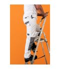 Pantalon peintre pro de travail Blanc Portwest