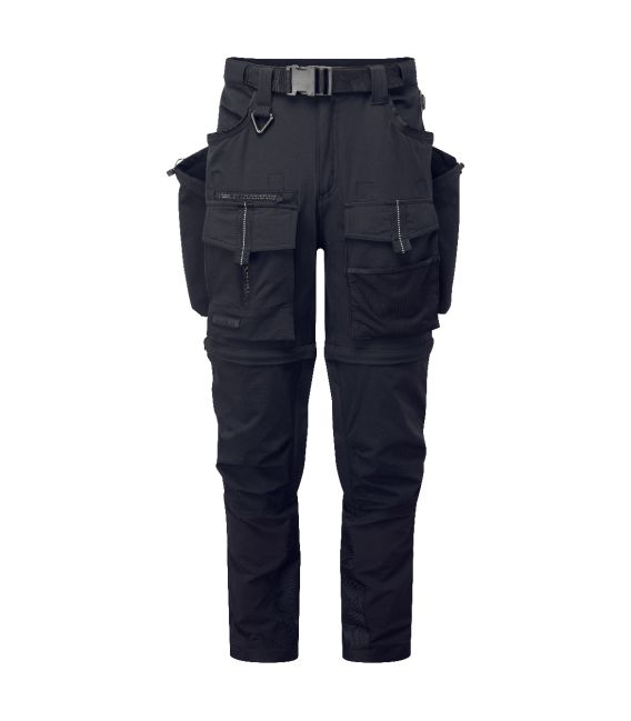 Pantalon modulable ultime 3 en 1 de travail Noir/jaune Portwest