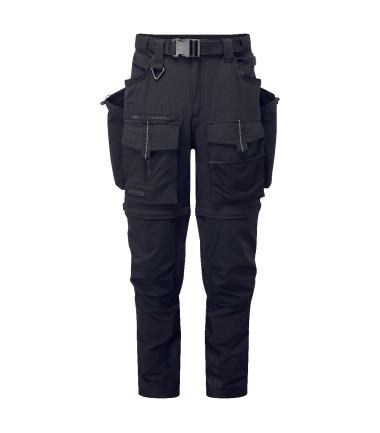 Pantalon modulable ultime 3 en 1 de travail Noir/jaune Portwest