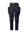 Pantalon modulable ultime 3 en 1 de travail Noir/jaune Portwest