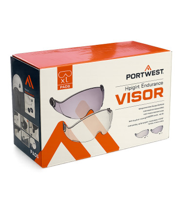 Visière height endurance de travail Incolore Portwest