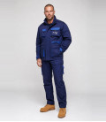 Blouson portwest texo contrast de travail Bleu Portwest - Face