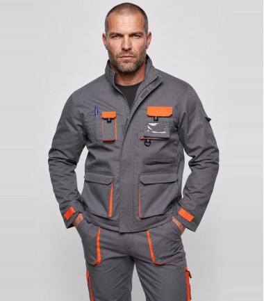 Blouson portwest texo contrast de travail Gris Portwest