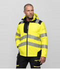 Parka d'hiver pw3 pour femmes de travail Jaune/Noir Portwest - Gros plan