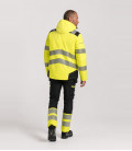 Parka d'hiver pw3 pour femmes de travail Jaune/Noir Portwest - Dos