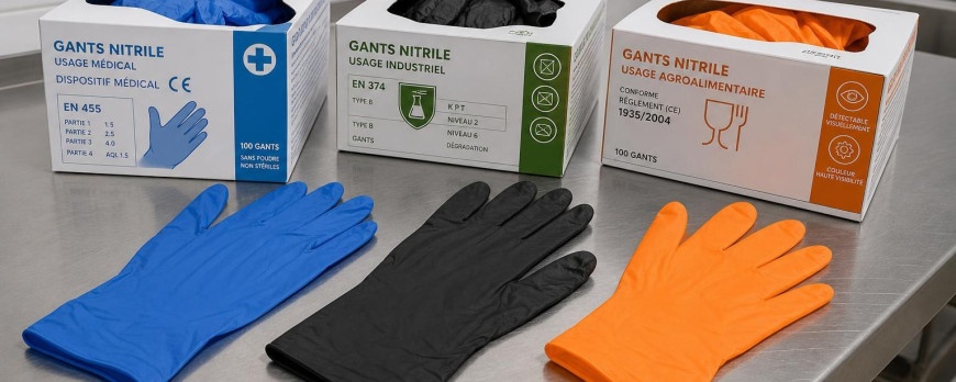 Gants nitrile pros : guide par secteur (santé, nettoyage, agro)