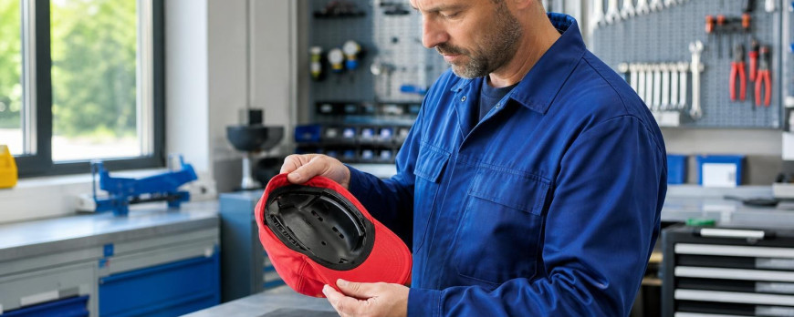 Entretien casquette anti-heurt : fissures, date, remplacement