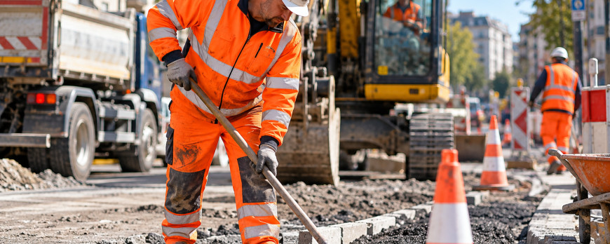 Combinaison de travail orange : obligatoire sur certains chantiers ?