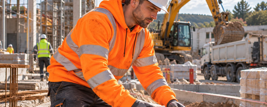 Sweat de travail haute visibilité : choisir selon son métier